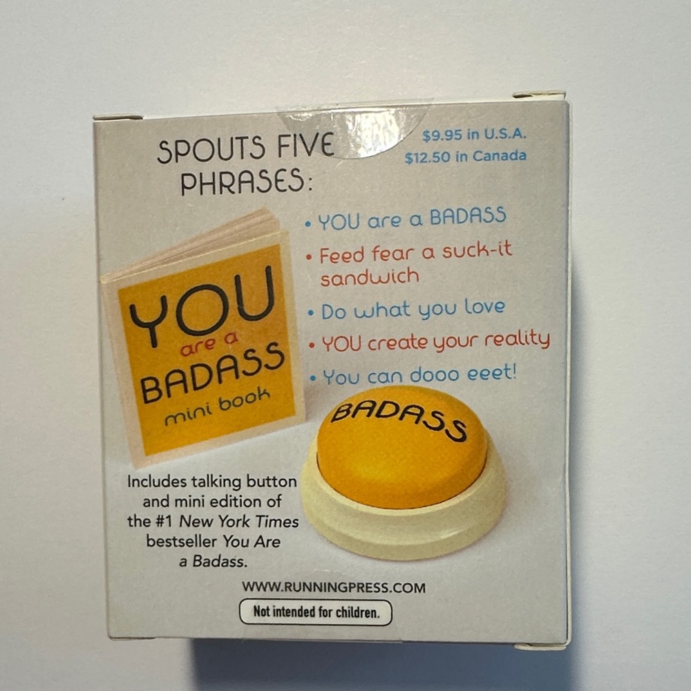 You Are a Badass Talking Button by Jen Sincero - Picture 2 of 3
